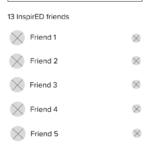 Friends list