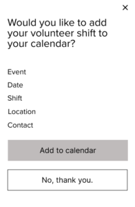 Add to calendar